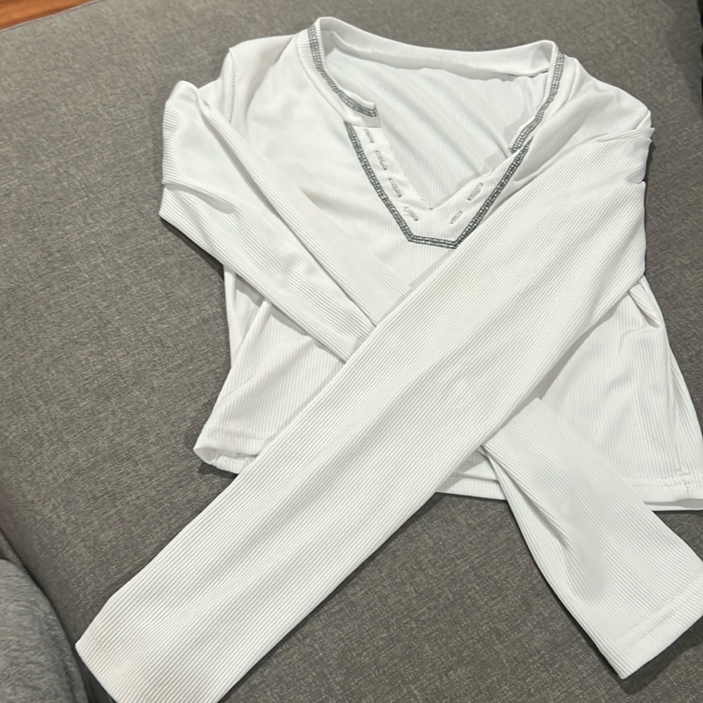Long sleeve white shirt